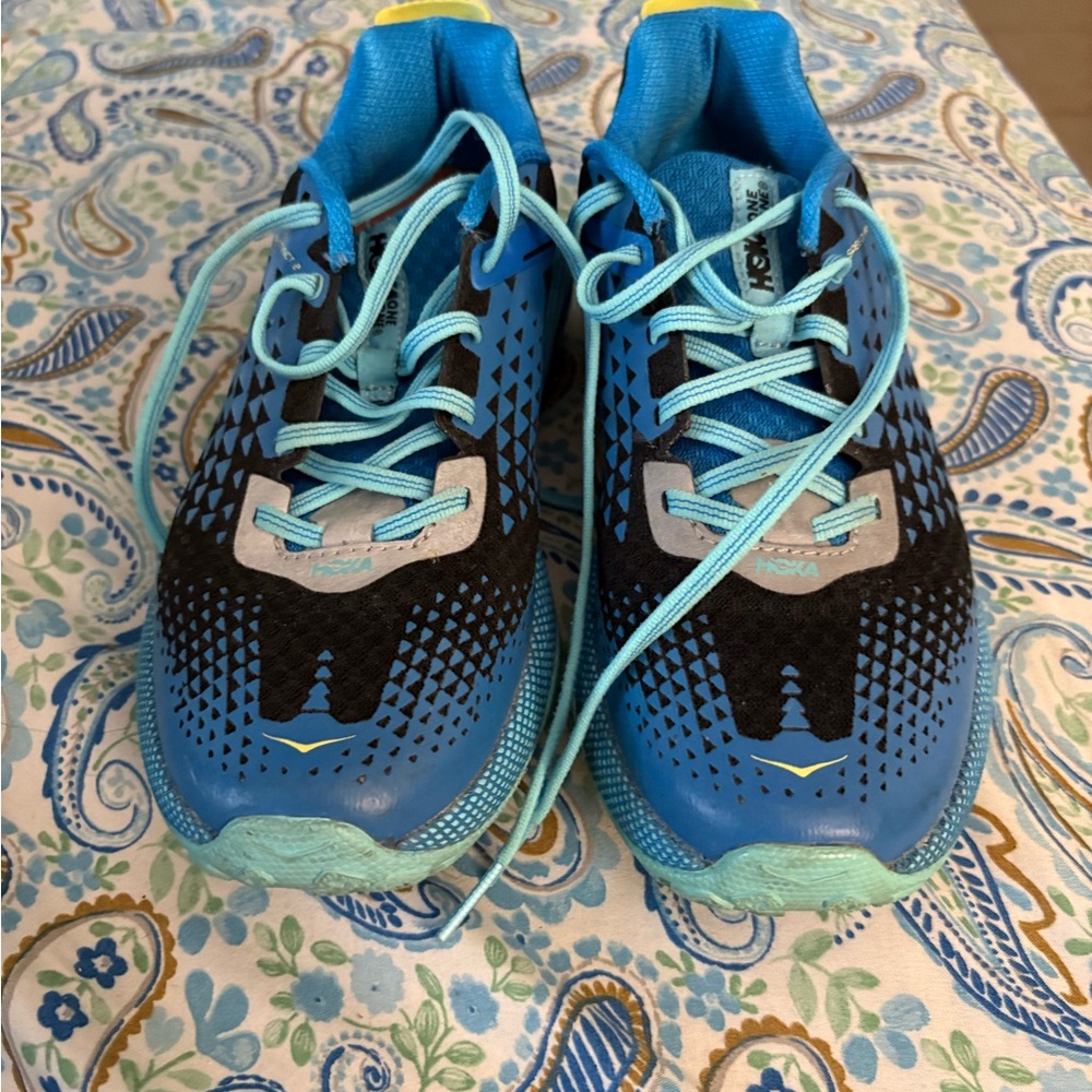 Hoka Vibrant Blue Athletic Shoes